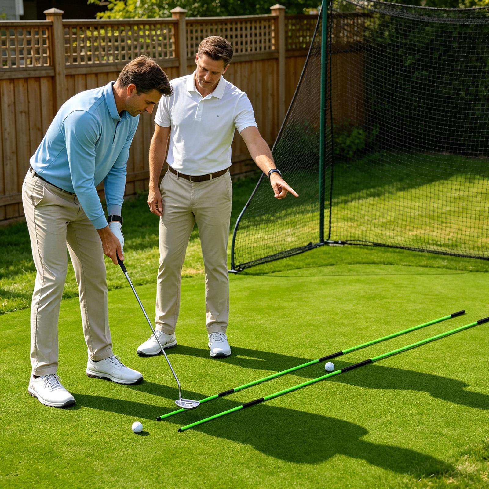 Golf Equipment - Тренажер для коррекции плоскости свинга в