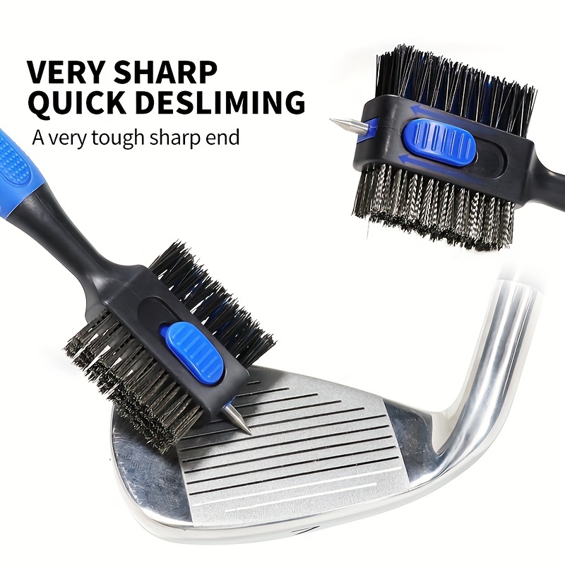 Golf Equipment Wholesale - Двусторонняя щетка для чистки гольф-клюшек, выдвижной
