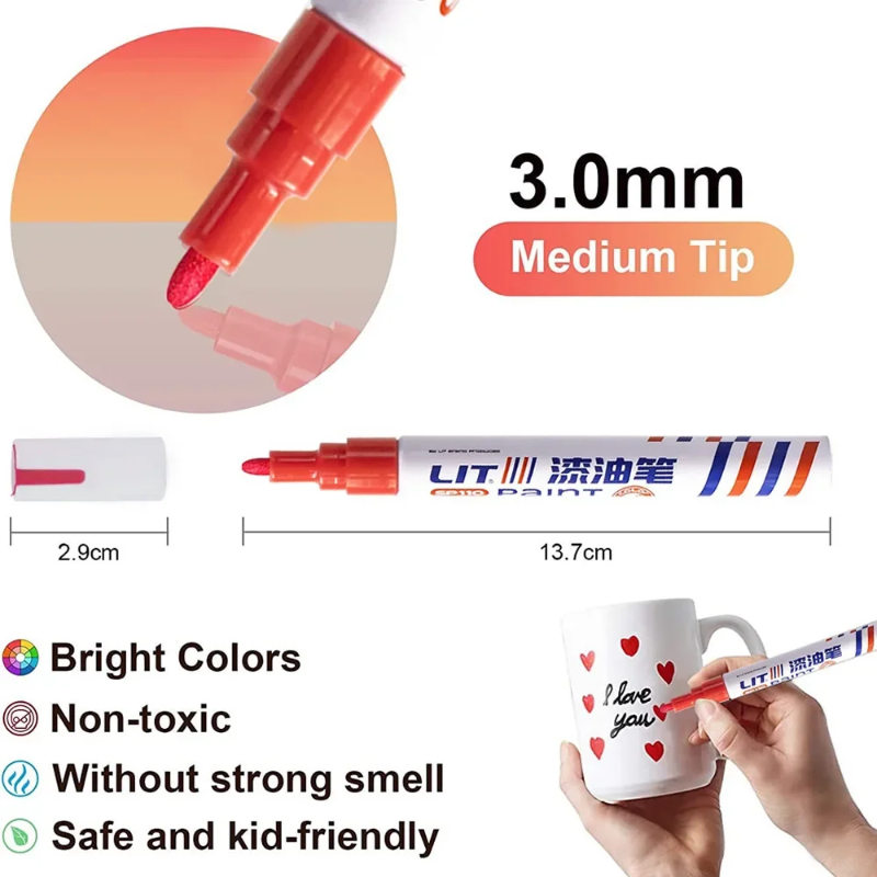 Цветные маркеры 3 мм, 12 цвето – обзор и цена Tee Height Marker